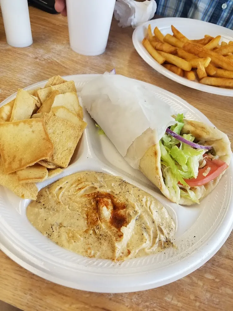 Veggie Wrap & Hummus Pita